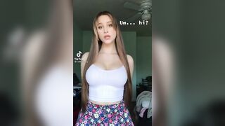 Sexy TikTok Girls: Natural beauty with some amazing tits! #2