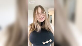 Sexy TikTok Girls: Big melons jumping #3