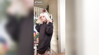 Sexy TikTok Girls: Red uniform and tattoos ♥️♥️♥️♥️ #4