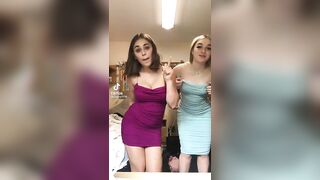 Sexy TikTok Girls: Which one would you smash? Brunette or Blonde girl ? Both or none of the above ? #1