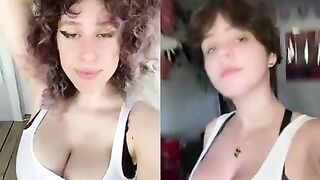 Sexy TikTok Girls: Which one is hotter? Left or right? #1