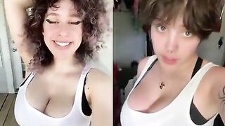 Sexy TikTok Girls: Which one is hotter? Left or right? #2