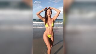 Sexy TikTok Girls: Taking a stroll at the beach #2