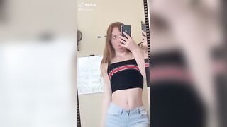 Sexy TikTok Girls: Redhead bank @notlanaaa #3