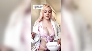 Sexy TikTok Girls: Cereal ♥️♥️ with water ♥️♥️. What a travesty #2