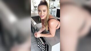 Sexy TikTok Girls: I always lay on my kitchen counters like this… #3