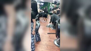 Sexy TikTok Girls: Where this barbershop @♥️♥️ #3