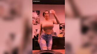 Medium big ass, tiny waist, enormous tits