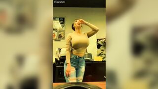 Sexy TikTok Girls: Medium big ass, tiny waist, enormous tits #3