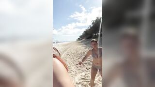 Sexy TikTok Girls: 2 thots on a beach #1