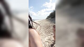 Sexy TikTok Girls: 2 thots on a beach #2